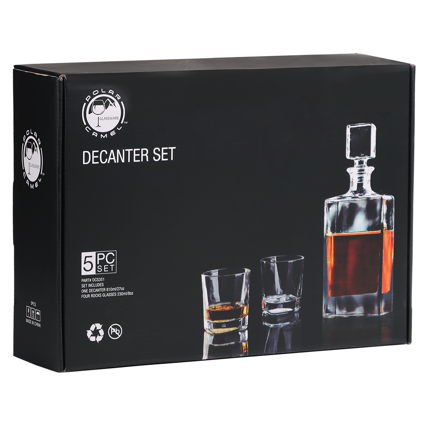 Whiskey Decanter Set - 810mL