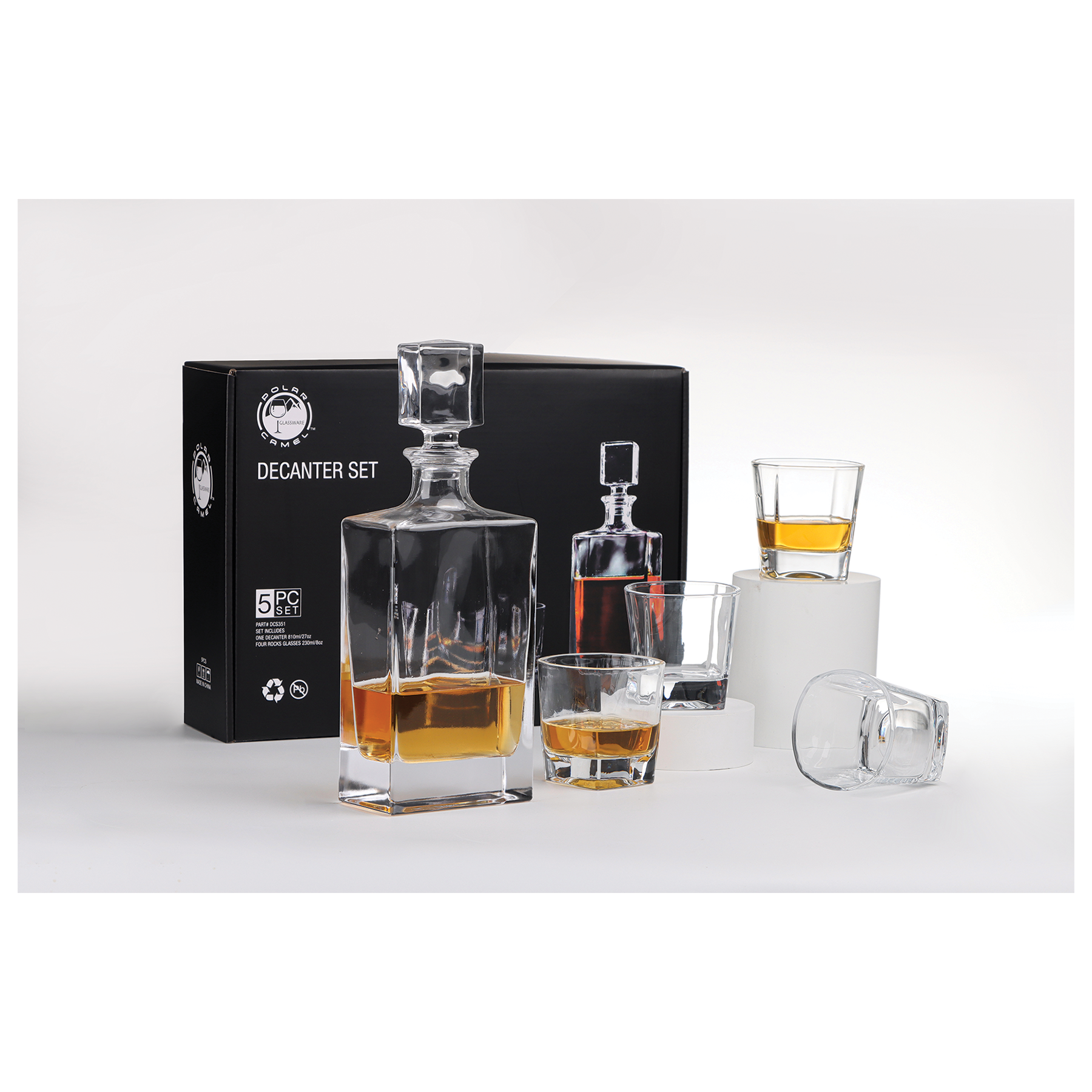 Whiskey Decanter Set - 810mL